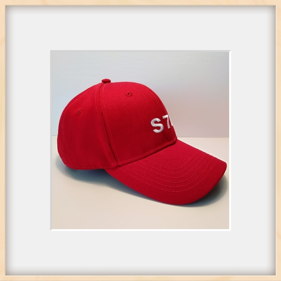S7L Signature 7 Label cotton twill baseballcap/burgundy - Picture 4 of 5